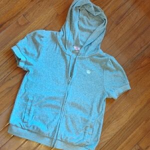 Juicy Couture Women's Light Gray Hoodie